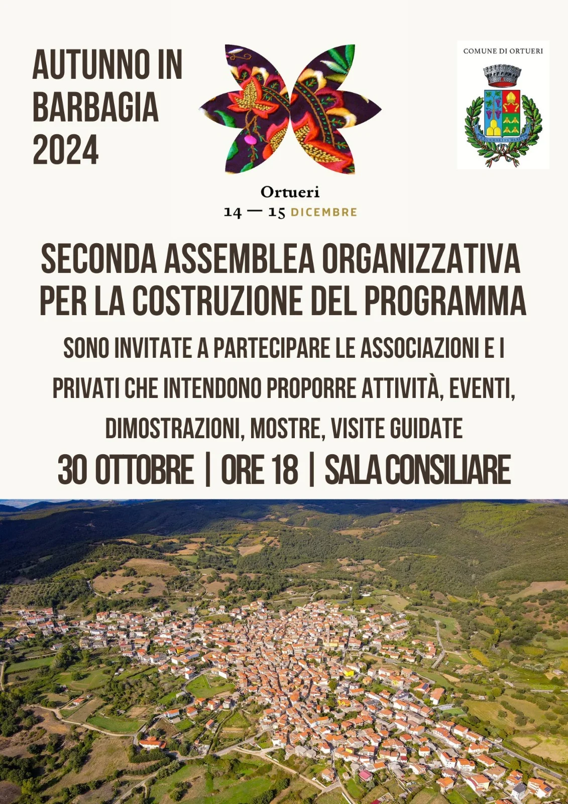 2^ assemblea organizzativa autunno in barbagia 14/15 dicembre 2024 - privati e associazioni 2^ assemblea organizzativa autunno in barbagia 14/15 dicembre 2024 - privati e associazioni