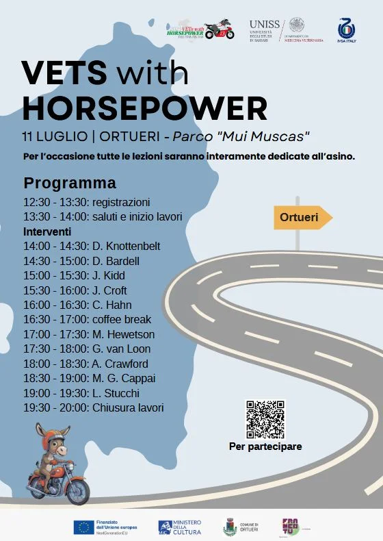 Ortueri l'11 luglio ospita un prestigioso seminario internazionale sulle patologie dell’asino Ortueri l'11 luglio ospita un prestigioso seminario internazionale sulle patologie dell’asino