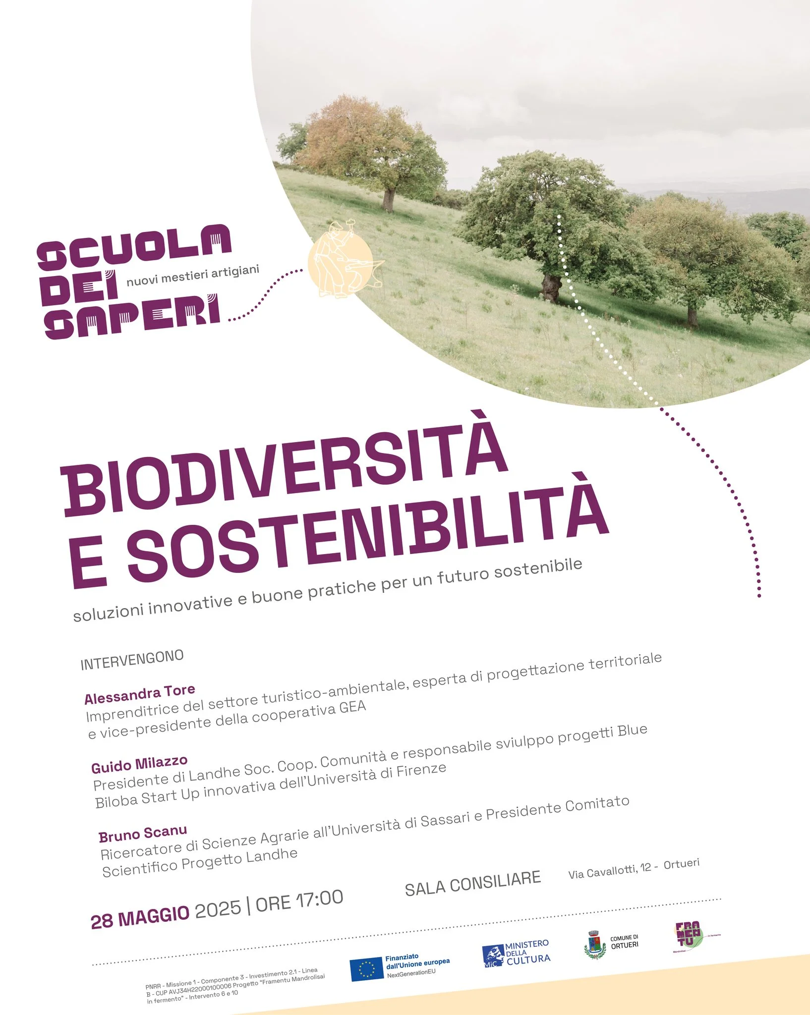 Biodiversità e sostenibilità: terzo incontro del ciclo di incontri “Creatori di Innovazione” Biodiversità e sostenibilità: terzo incontro del ciclo di incontri “Creatori di Innovazione”
