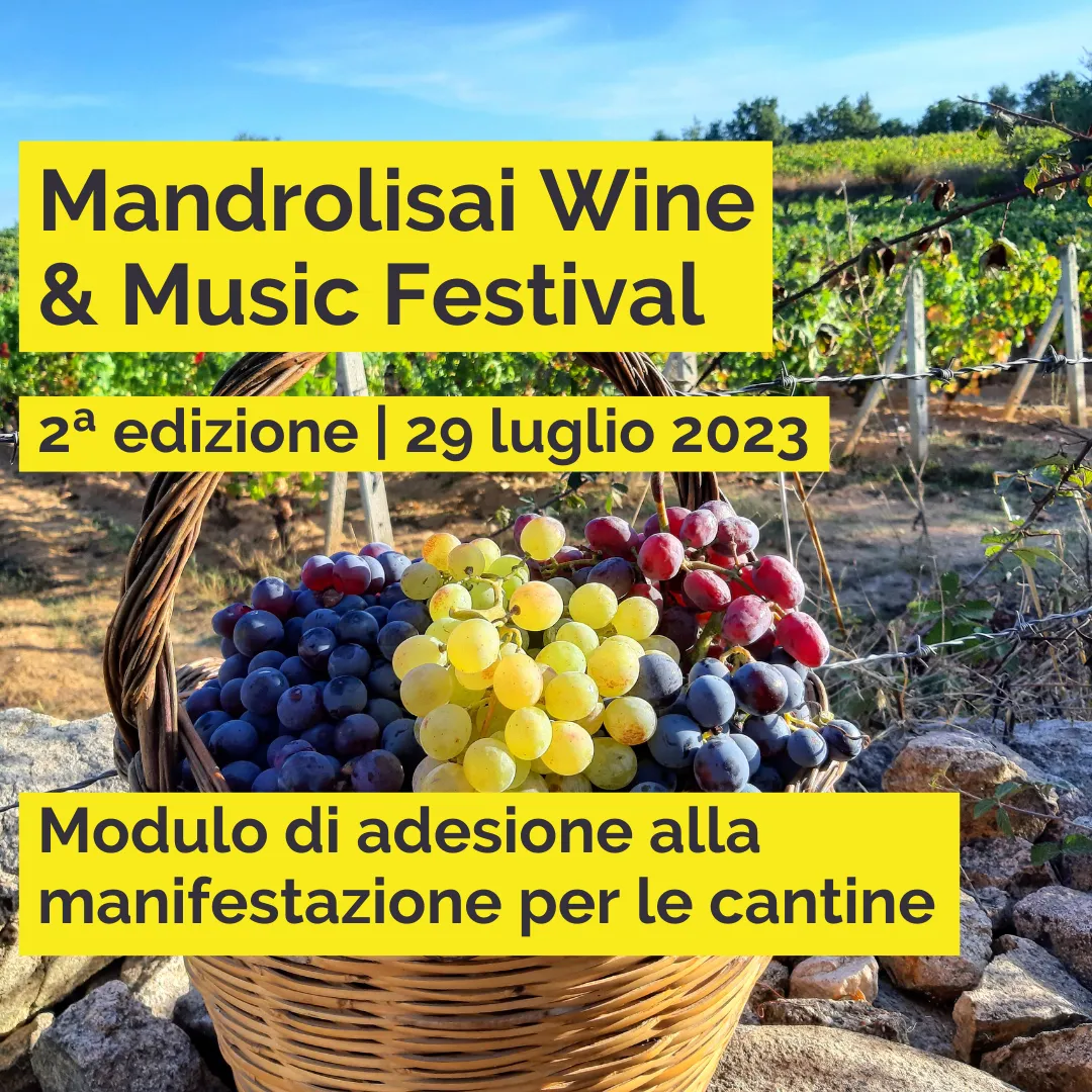 Mandrolisai Wine & Music Festival | Modulo di adesione per le cantine del territorio