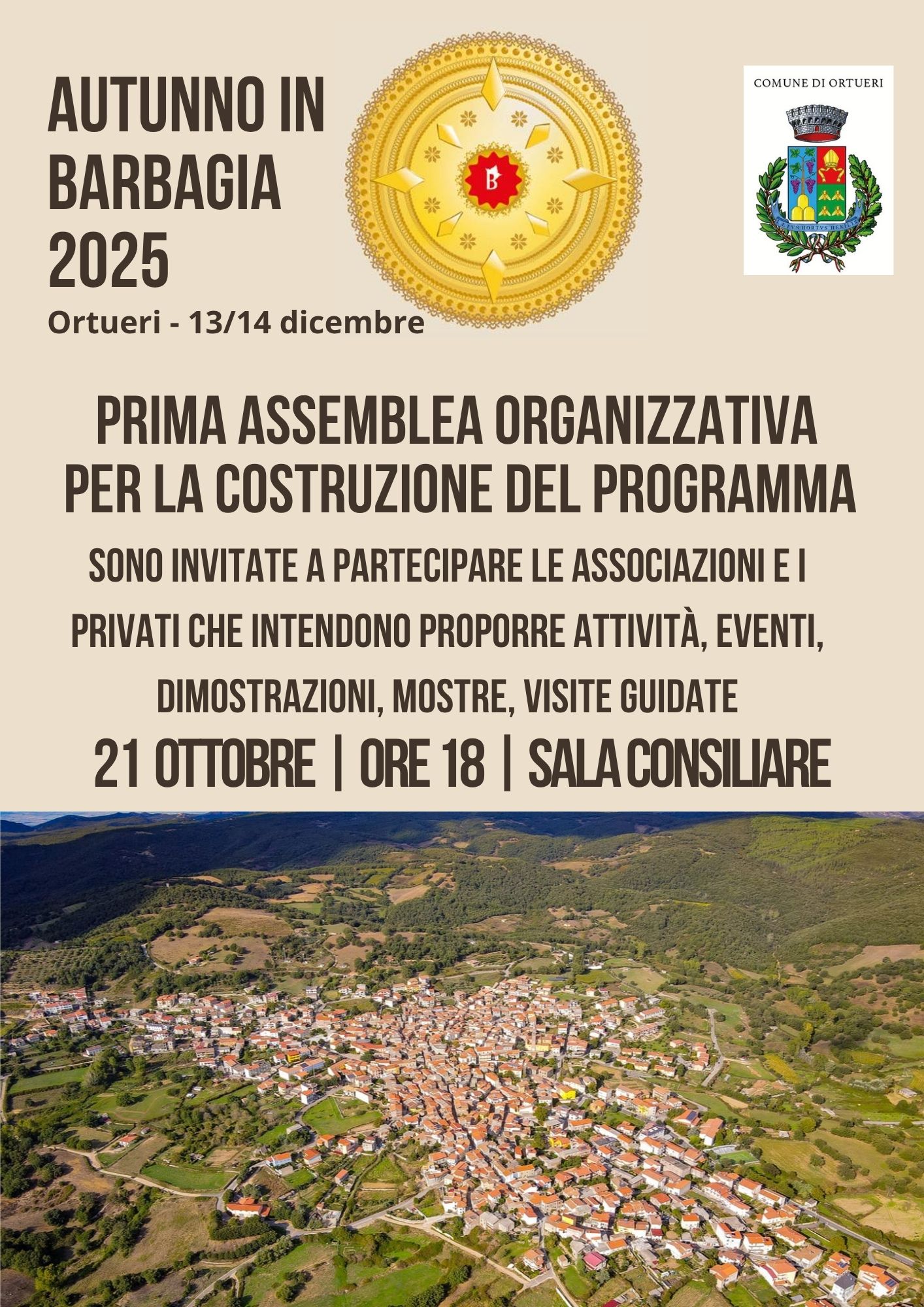 Autunno in Barbagia 2025 - Primo incontro organizzativo