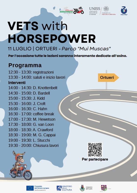 Ortueri l'11 luglio ospita un prestigioso seminario internazionale sulle patologie dell’asino