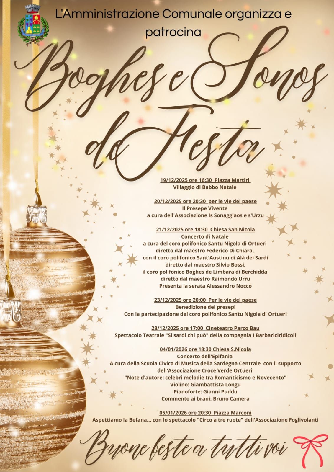 Boghes e Sonos de Festa - calendario eventi natalizi