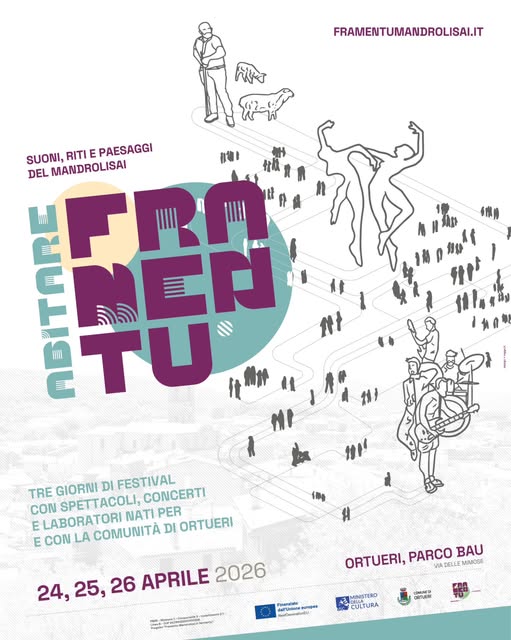 FESTIVAL ABITARE FRAMENTU | Presentazione degli artisti ospiti - INVITO ALLA COMUNITA' - Sala Consiliare 11.04.2026 h. 17:00