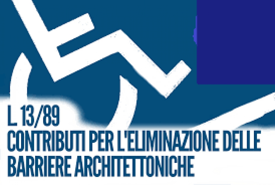 Barriere Architettoniche - Avviso ammissibilità al contributo degli edifici 'Post 1989'